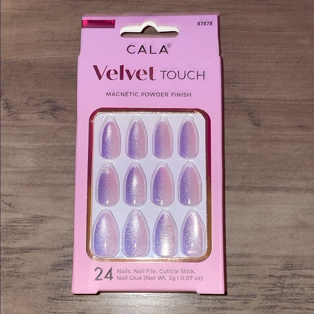 Velvet Touch Press-On Nails - Purple Shimmer